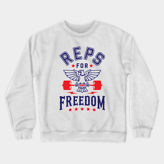 Reps For Freedom Crewneck Sweatshirt by brogressproject